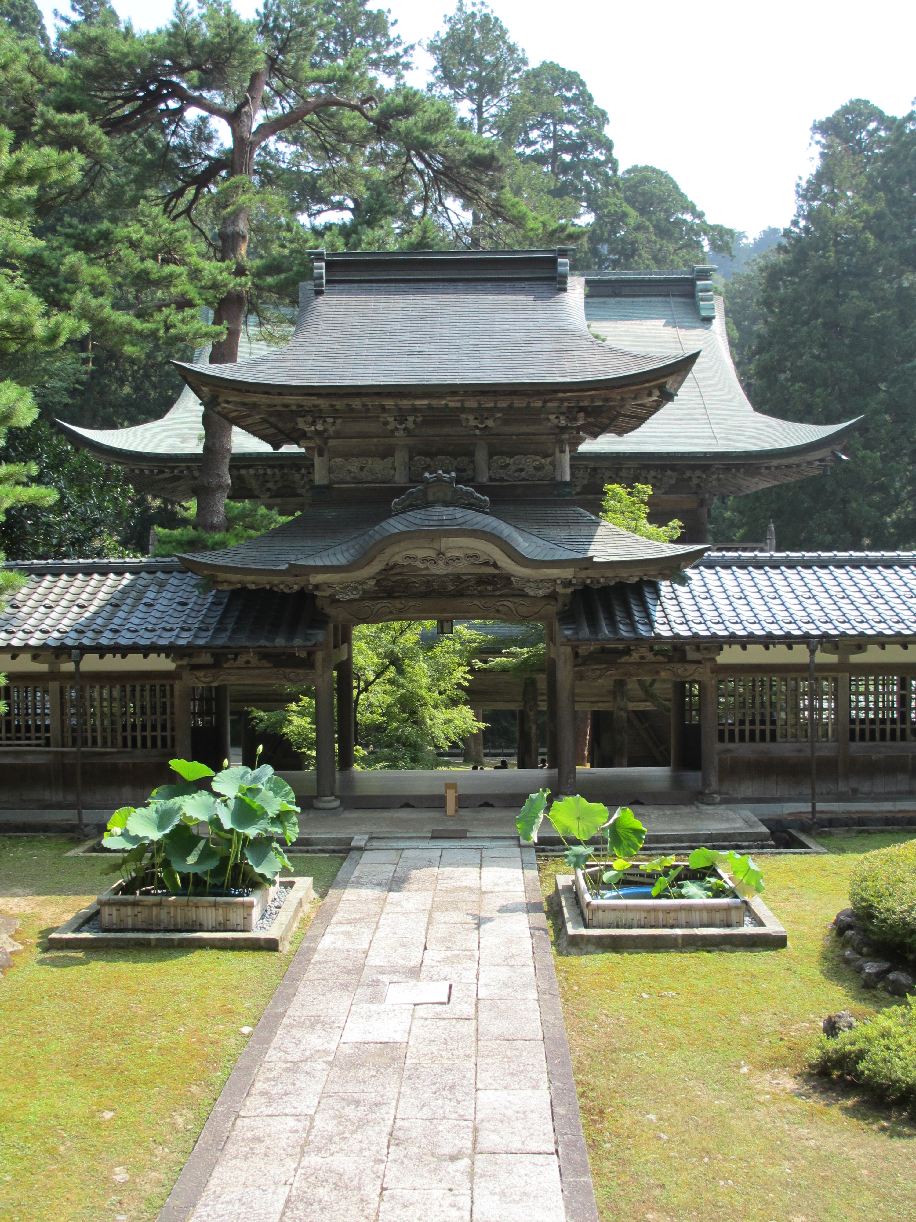 山門より望む 山門より望む