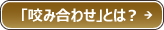 「咬み合わせ」とは? 「咬み合わせ」とは?