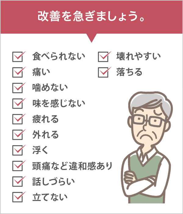 改善を急ぎましょう。 改善を急ぎましょう。